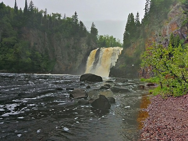 High Falls on the Baptism River