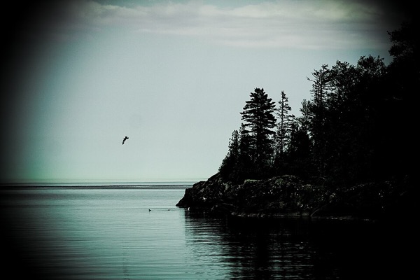 Artist's Point shoreline at Grand Marais